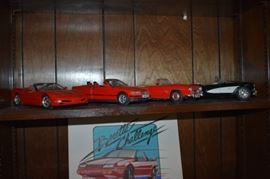 Part of the collection of fine metal cars