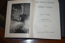 Vintage Books the Naval History of the United States Vol. 1 & 2 by Willis Abbot