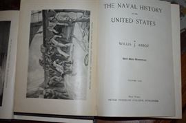 Vintage Books the Naval History of the United States Vol. 1 & 2 by Willis Abbot