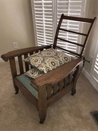 Antique Morris recliner chair