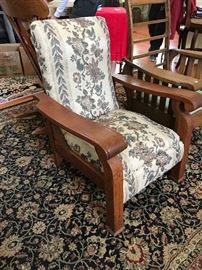 Antique Morris recliner chair