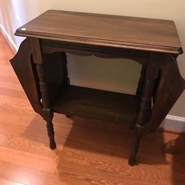 Vintage magazine table
