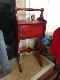 Antique sewing cabinet