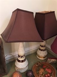 Great pair of vintage lamps