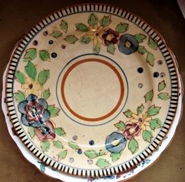 A variety of large  17th century plates ideal for decorative wall treatments