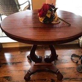 Round Wooden Table