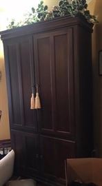 Wooden TV Armoire