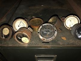 vintage Chris Craft Boat gauges