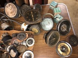 vintage Chris Craft Boat gauges