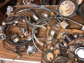 vintage Chris Craft Boat gauges