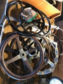 Boat and car steering wheels