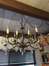 Very nice Crystal Chandelier.  Excellent Prisms.
