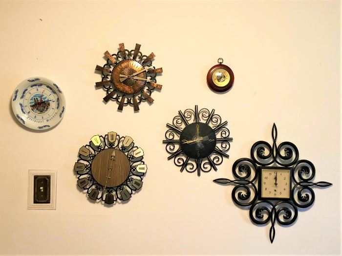 midcentury clocks