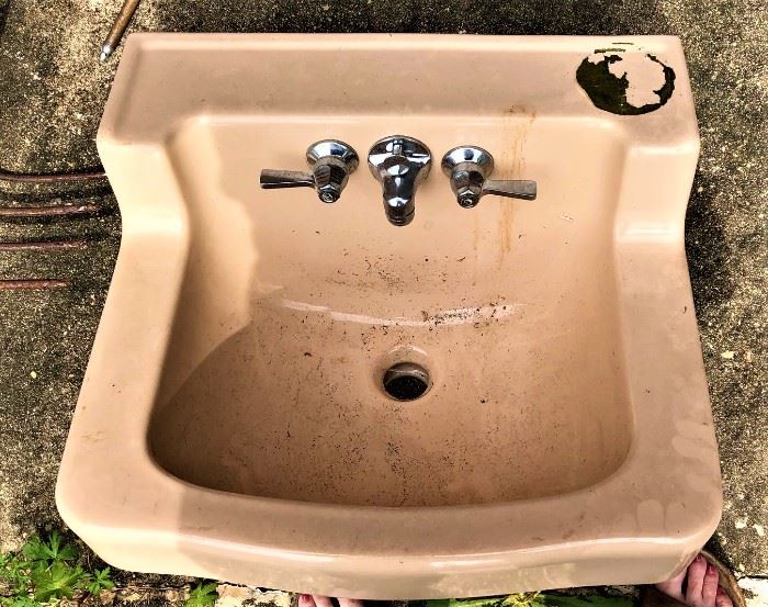 midcentury sink  Never installed