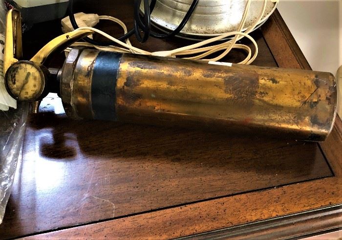 brass fire extinguisher