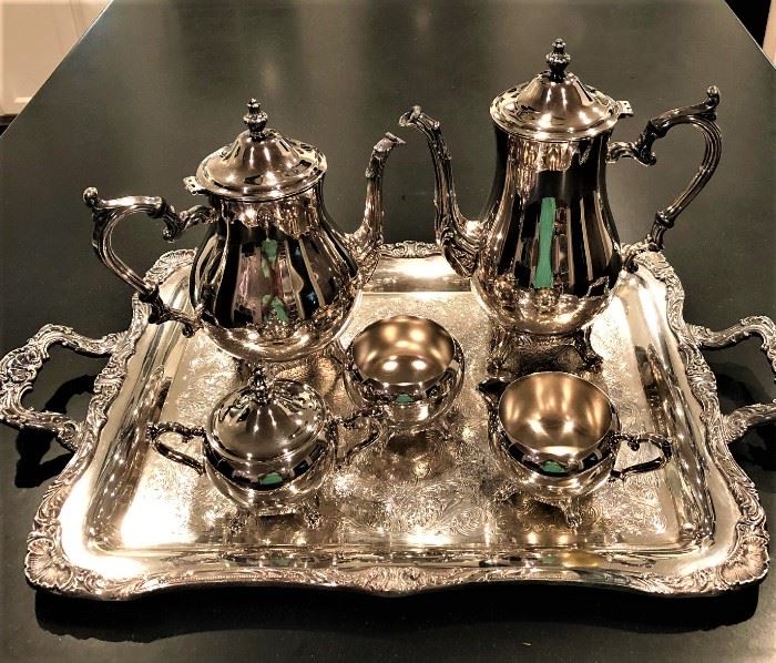 silverplate tea set