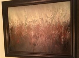 This is an amazing painting with great debt of nighttime color and when light is placed on the painting the painting’s brightness encourages you to look closer.