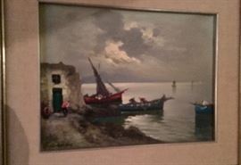 Cappri beach scape, Italian influence