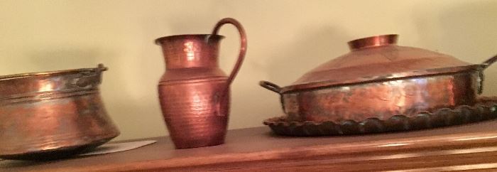 Antique copper, collected after WWll while stationed in Europe. 