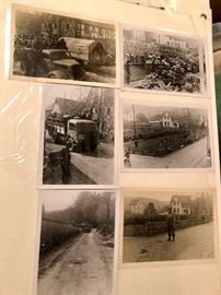 Photos of troops during WWll