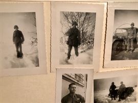 Photos of troops during WWll