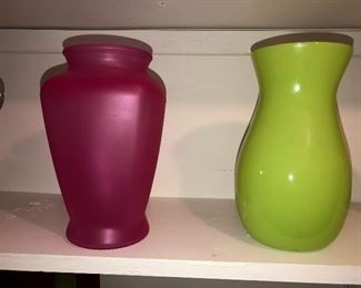 Art glass vases