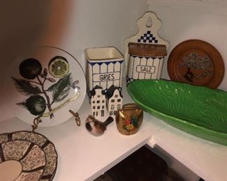 German pottery pieces