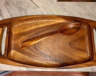 Teak serving board