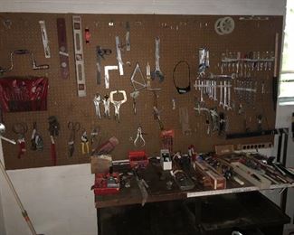 We are still sorting tools, shown here is an example of what is available.