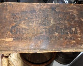 Old Hershey wooden box