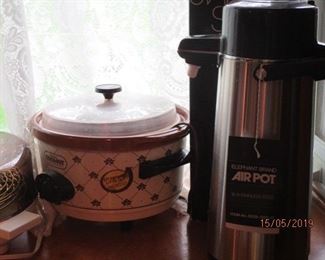 ONE OF TWO CROCK POTS AND SS HOT POT NEW IN BOX