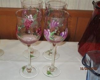 CRYSTAL GOBLETS STEMS