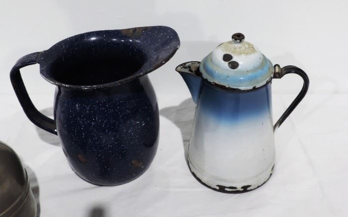 ENAMEL PITCHERS