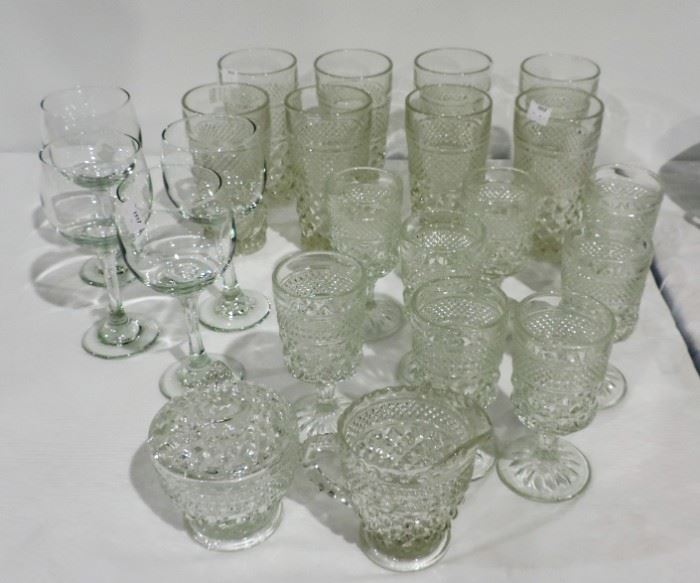 CRYSTAL STEMWARE LOT