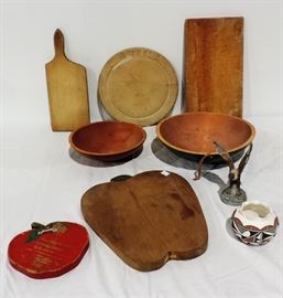 VINTAGE KITCHEN WOODEN WARE