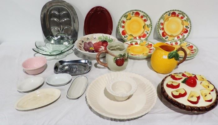 ANOTHER LARGE LOT OF KITCHEN WARE POTTERY