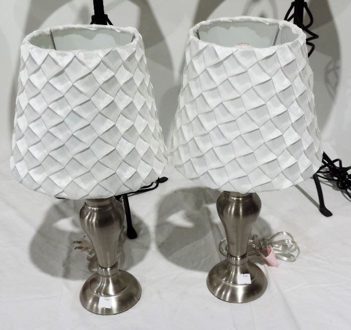 PAIR OF SMALL LAMPS