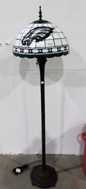 STAIN GLASS POLE LAMP