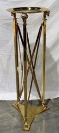 BRASS RAMS HEAD PLANT STAND