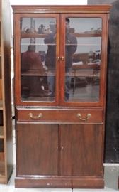 MAHOGANY CHINA CLOSET