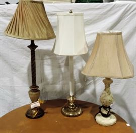 LOT OF 3 LAMPS