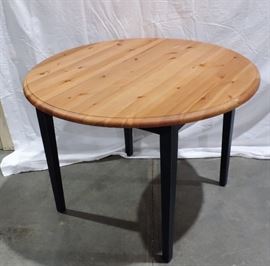 PINE TOP PAINTED BREAKFAST TABLE