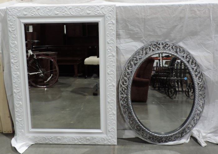 2 DECORATIVE MIRRORS