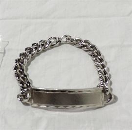 STERLING ID BRACELET