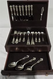 LARGE SET STERLING FLATWARE