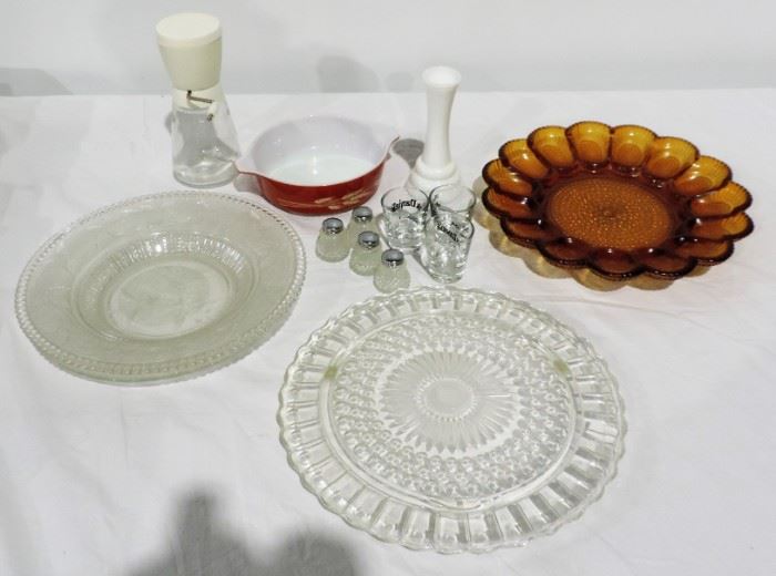 SERVING GLASS TRAYS