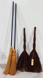 LOT OF BROOMS