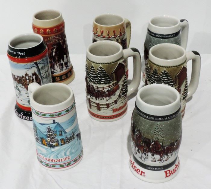 BUDWEISER HOLIDAY MUG COLLECTION