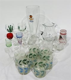 MISC. STEMWARE AND PITCHER