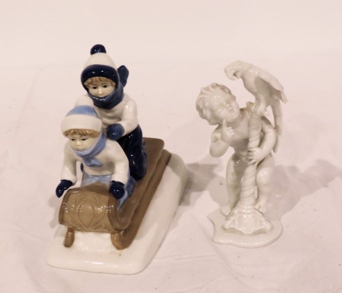 FINE PORCELAIN FIGURES SIGNED